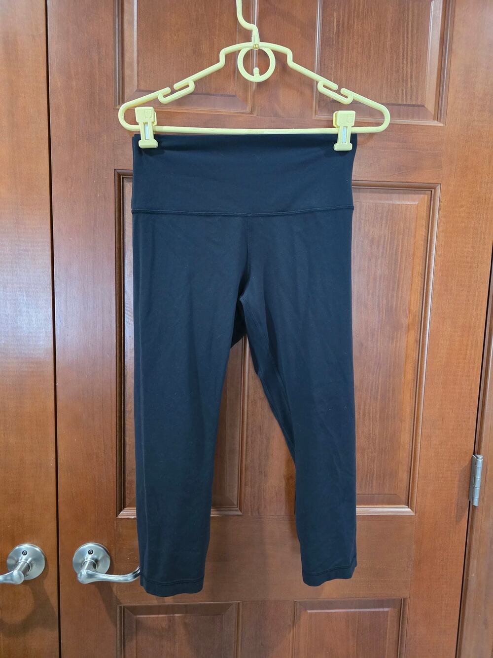 Lululemon Align Crop 21 inch Black Nulu High Rise Leggings Size 10